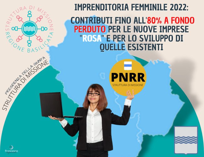 Imprenditoria femminile 2022: Contributi fino all’80% fondo perduto  per le nuove imprese “rosa” e per lo sviluppo di quelle esistenti