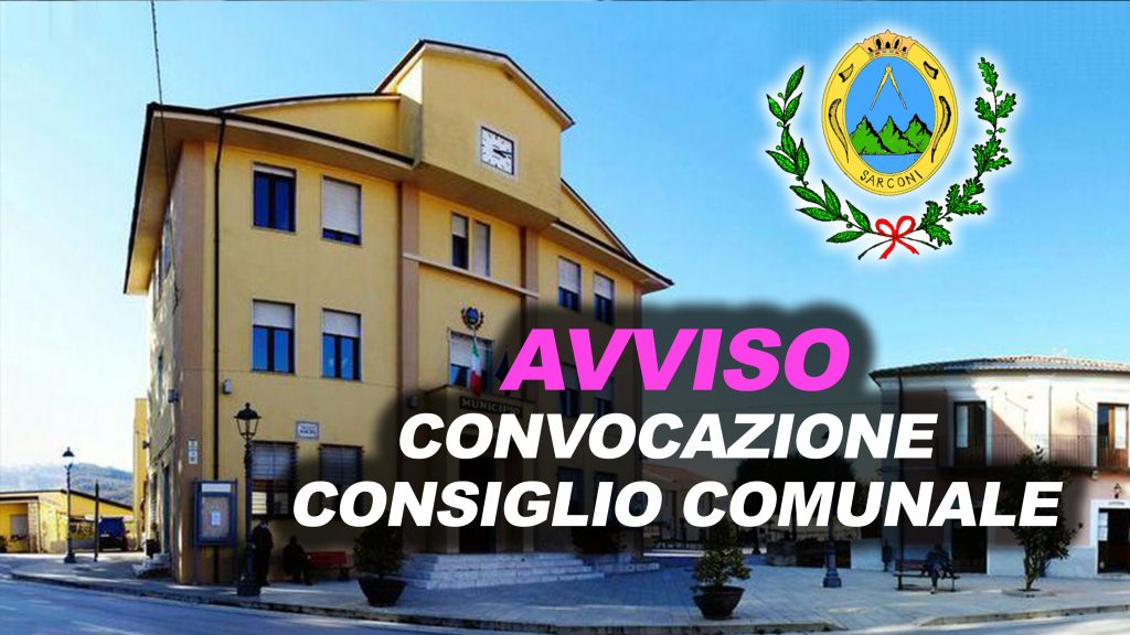 CONVOCAZIONE CONSIGLIO COMUNALE (OGGI 26 LUGLIO 2023)