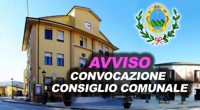 CONVOCAZIONE CONSIGLIO COMUNALE (OGGI 24 MAGGIO 2023)